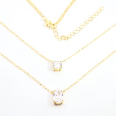Collana Domar Gioielli Donna Collana argento 925 punto luce in Argento Cubic Zirconia NZB118200 - NZB118200